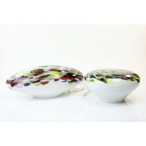 Lamp glas 'Murrina' laag lengte 40-42cm Lamp glas 'Murrina' laag lengte 40-42cm