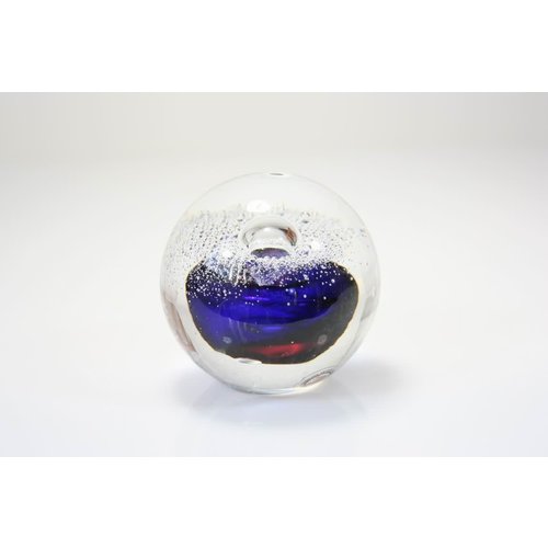Glazen Bol multi luchtbellen 1 8cm Glazen Bol multi luchtbellen 1 8cm