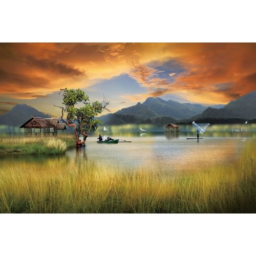 Ter Halle Glasschilderij 80 x 120 cm Colorful Ter Halle Glasschilderij 80 x 120 cm Colorful