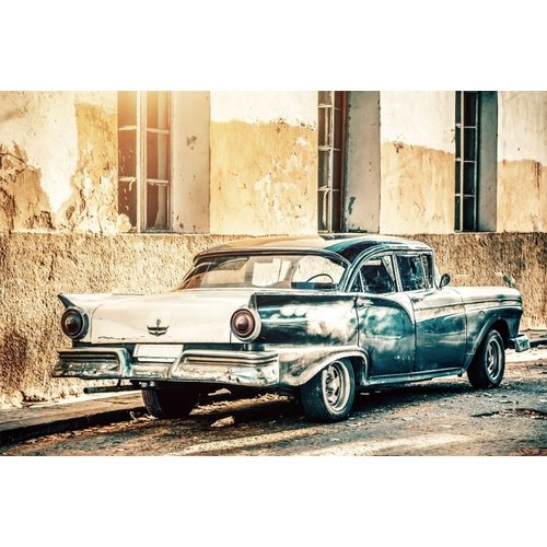 Ter Halle Glasschilderij 80 x 120 cm Blue Car Ter Halle Glasschilderij 80 x 120 cm Blue Car