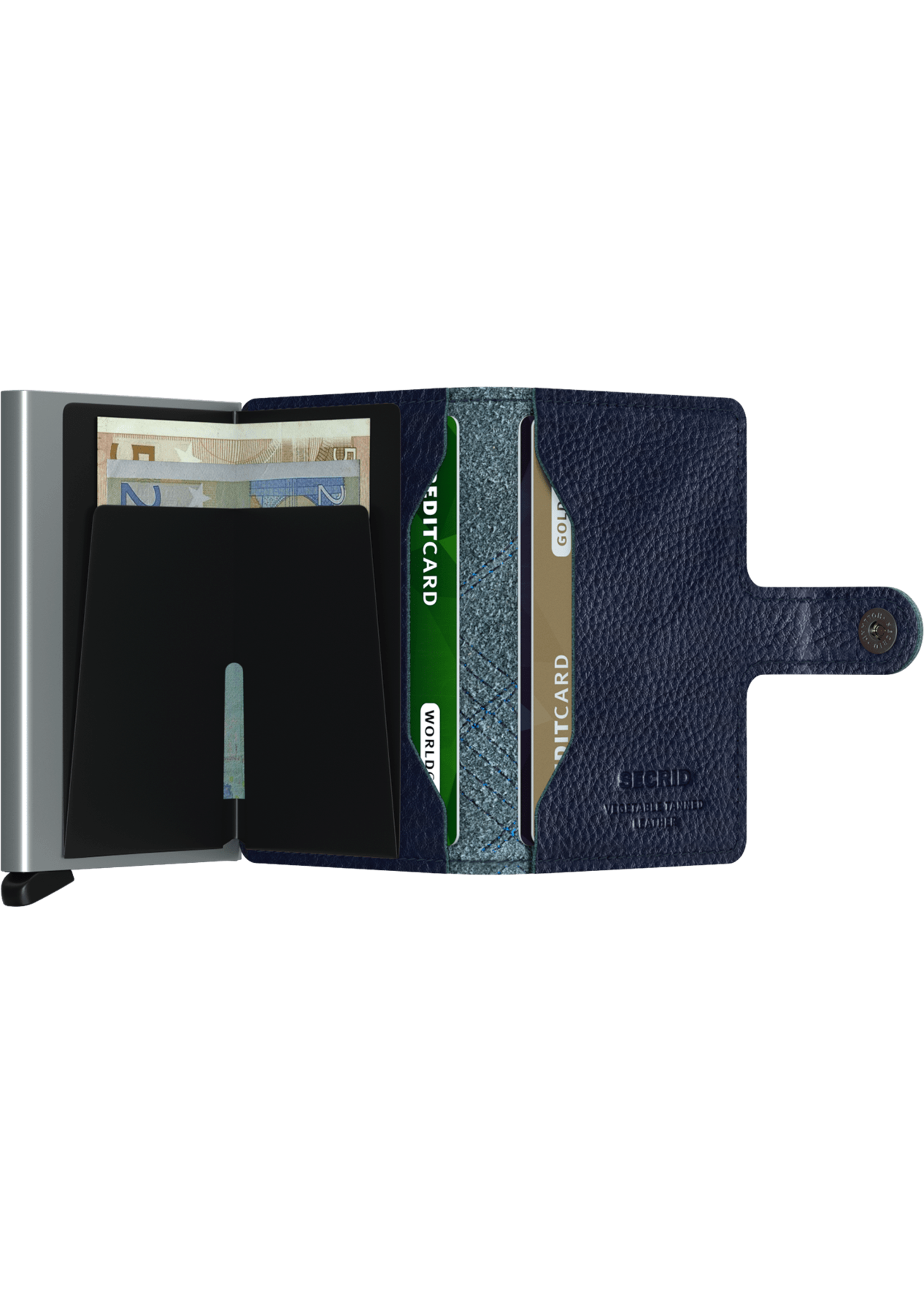 Secrid Miniwallet Stitch Linea Navy