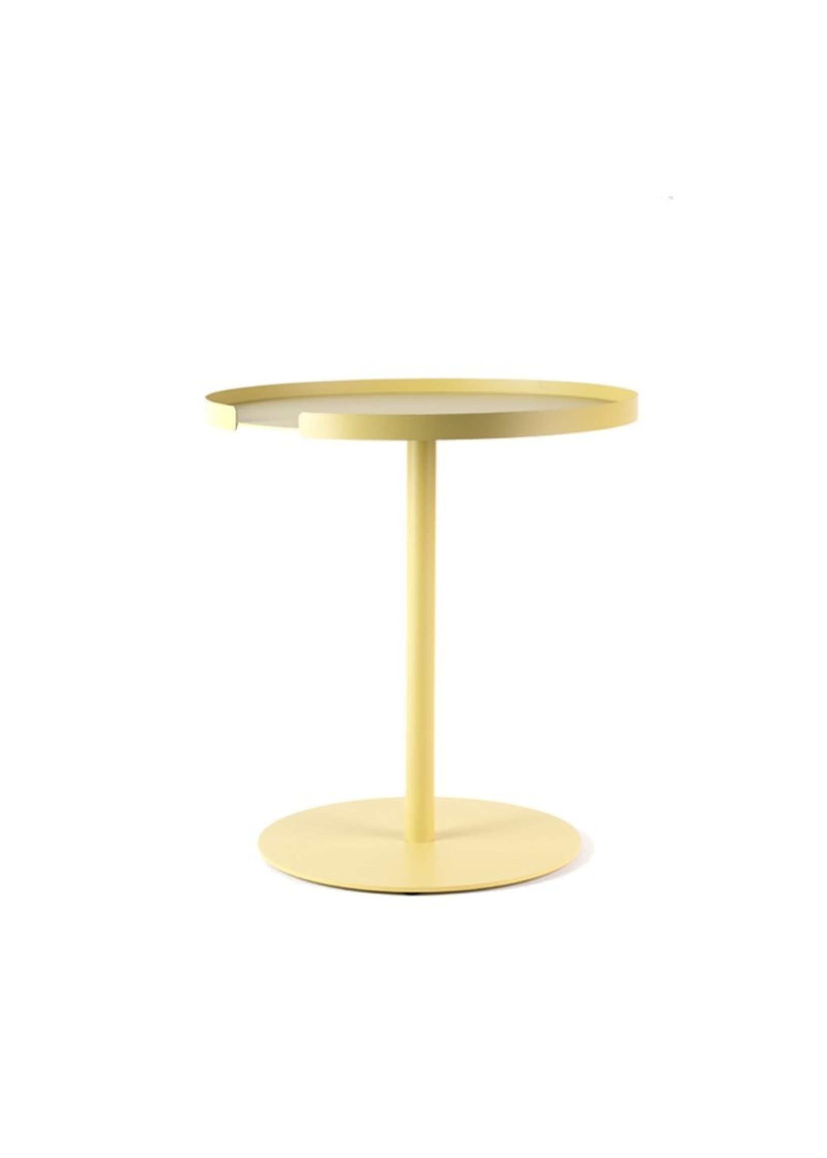 DesignBite BIG HUG SIDE TABLE ROUND BASE - lemon