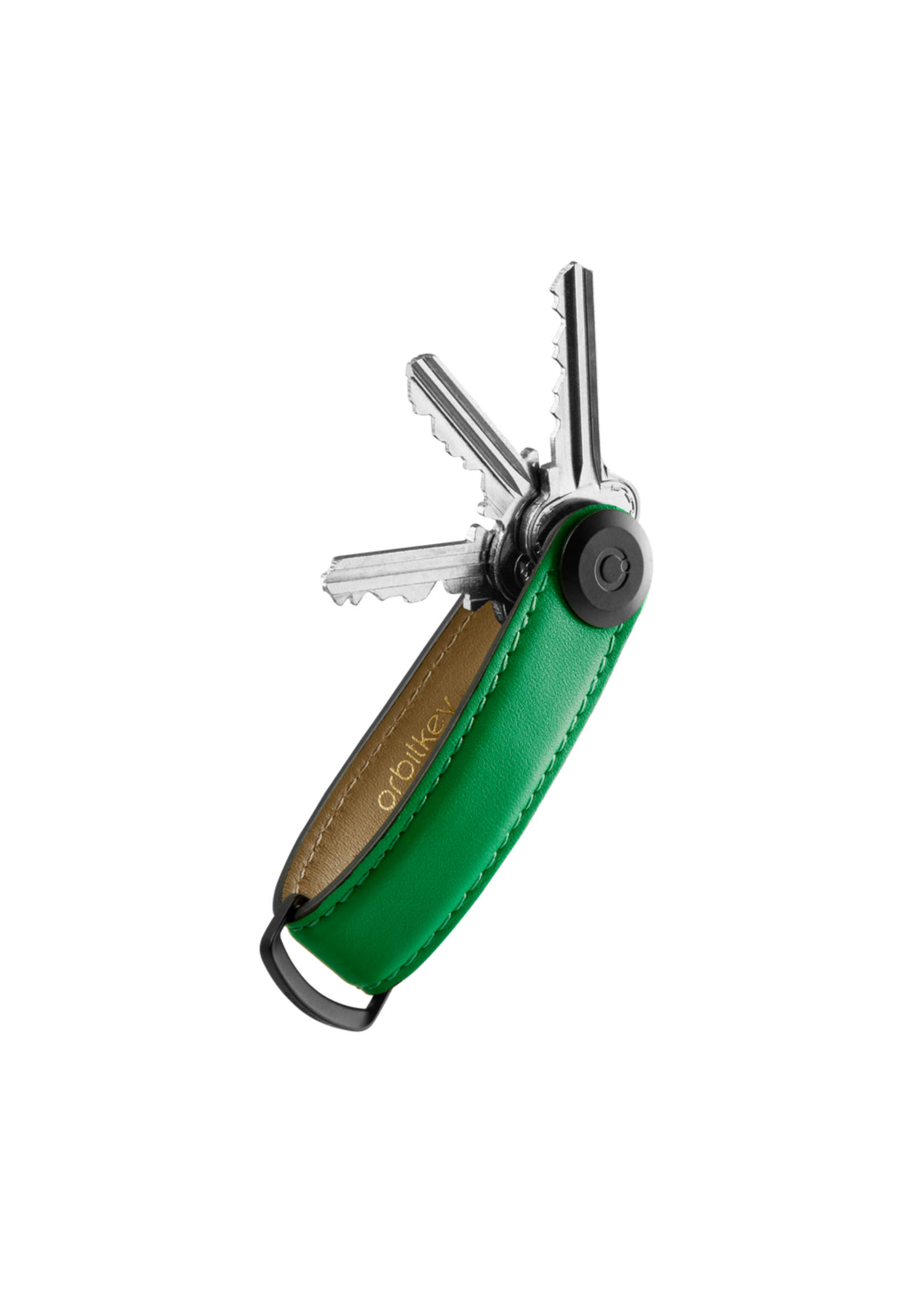 Orbitkey Key Organiser Leather Island Green