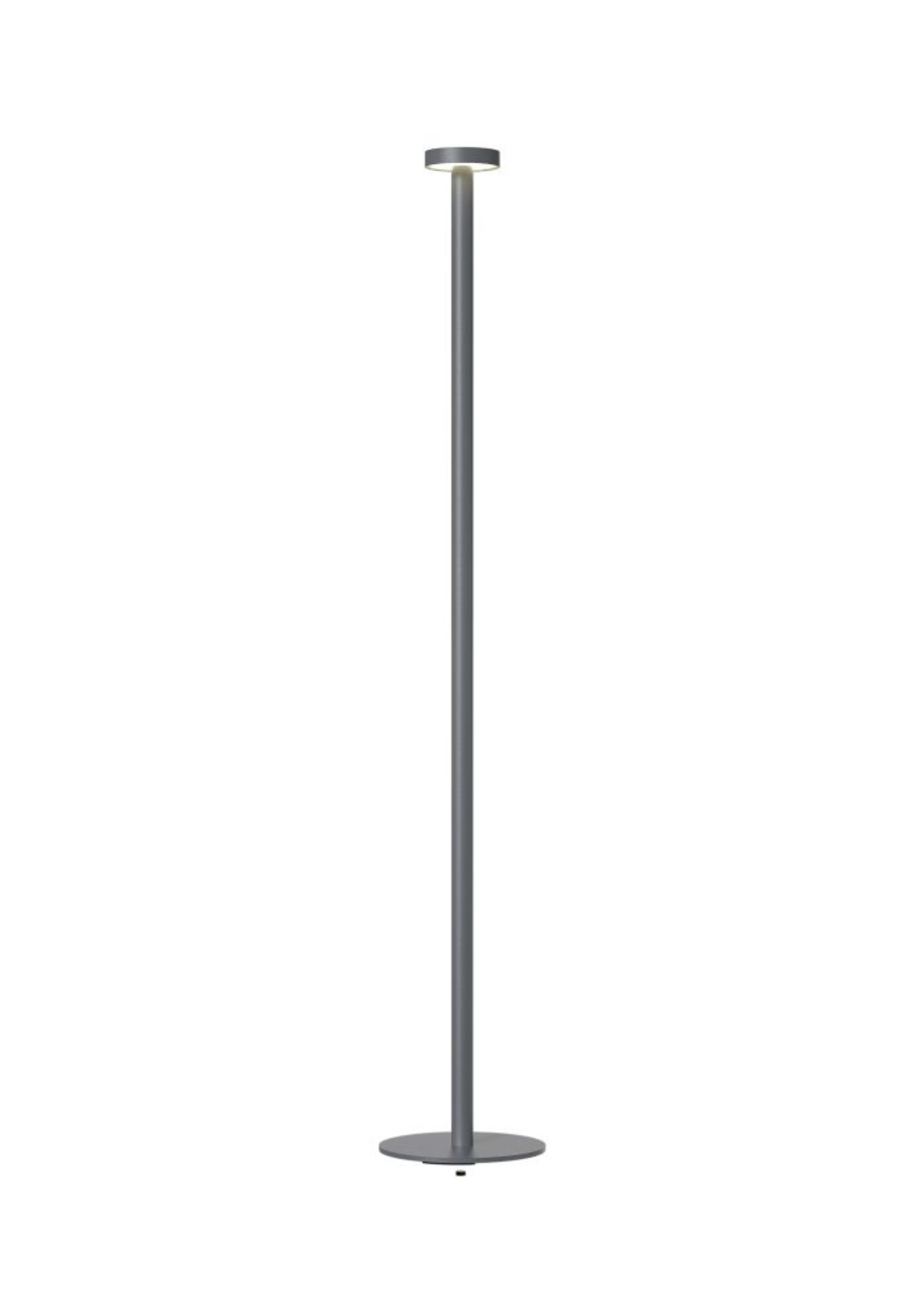Sompex Boro staande lamp/acculamp- 120cm - voor binnen/buiten / indoor/ outdoor - wisselbaar in warm of koud wit  - snoerloos - antraciet