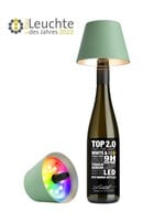 Sompex TOP 2.0 RGBW flesverlichting oplaadbaar - Olijfgroen