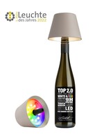 Sompex TOP 2.0 RGBW flesverlichting oplaadbaar - Zand
