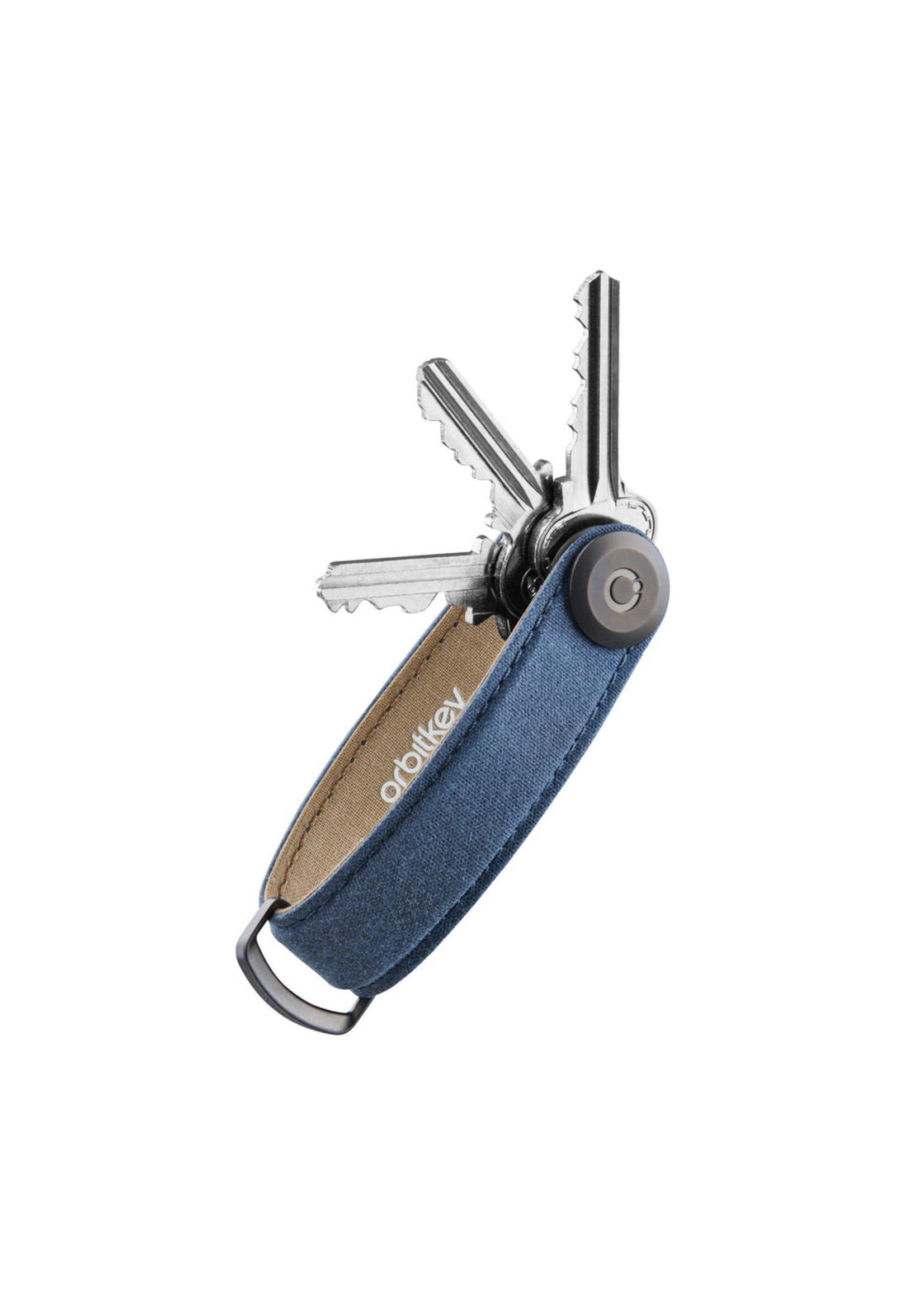 Orbitkey Key Organiser Waxed Canvas Navy Blue