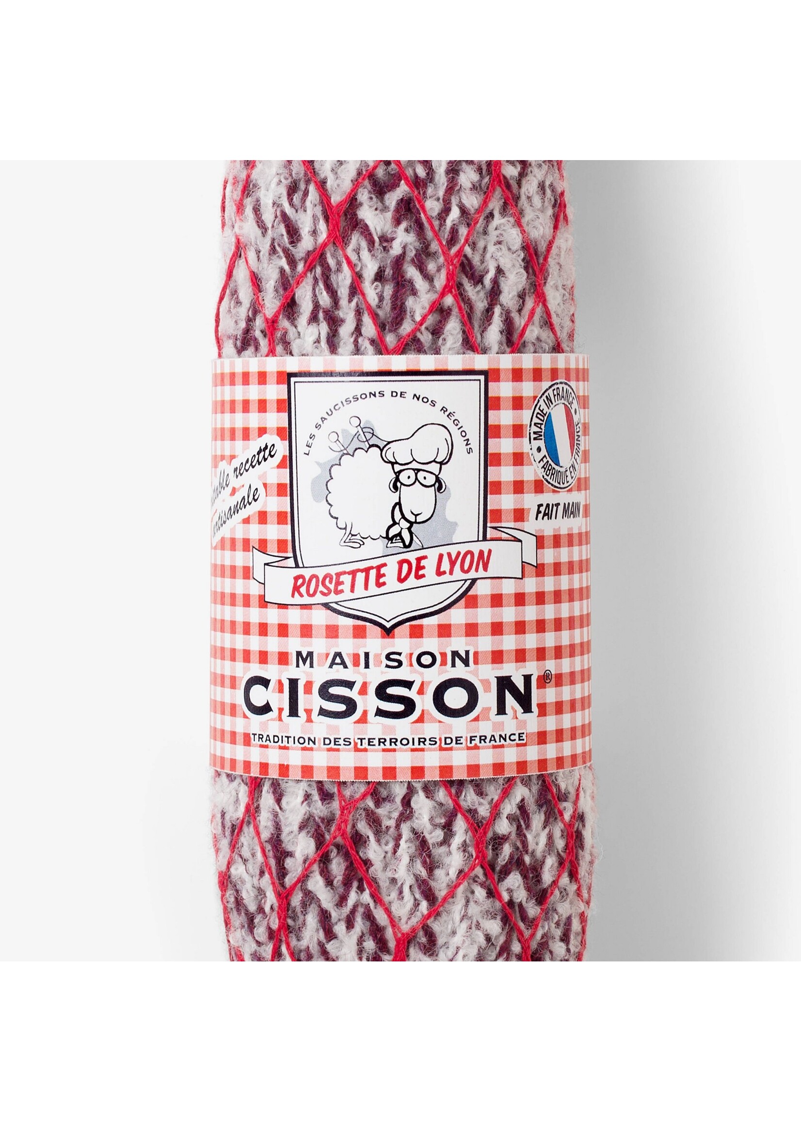 MAISON CISSON "La rosette de Lyon au filet rouge"
