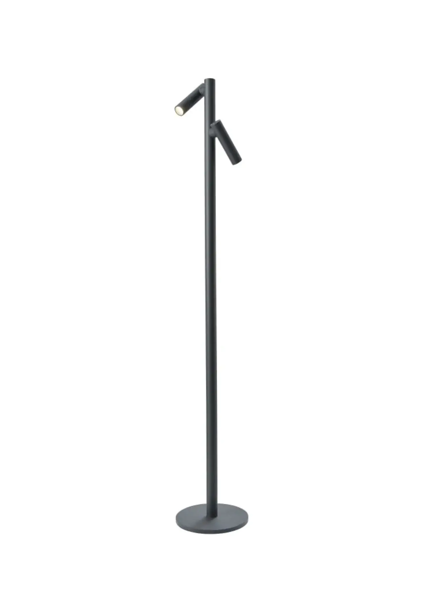 Sompex Tubo vloerlamp/acculamp- 120cm - voor binnen/buiten / indoor/ outdoor  - snoerloos - 2 lampen - antraciet