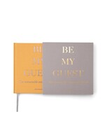 Bodini Printworks Guest Book - Beige/Yellow