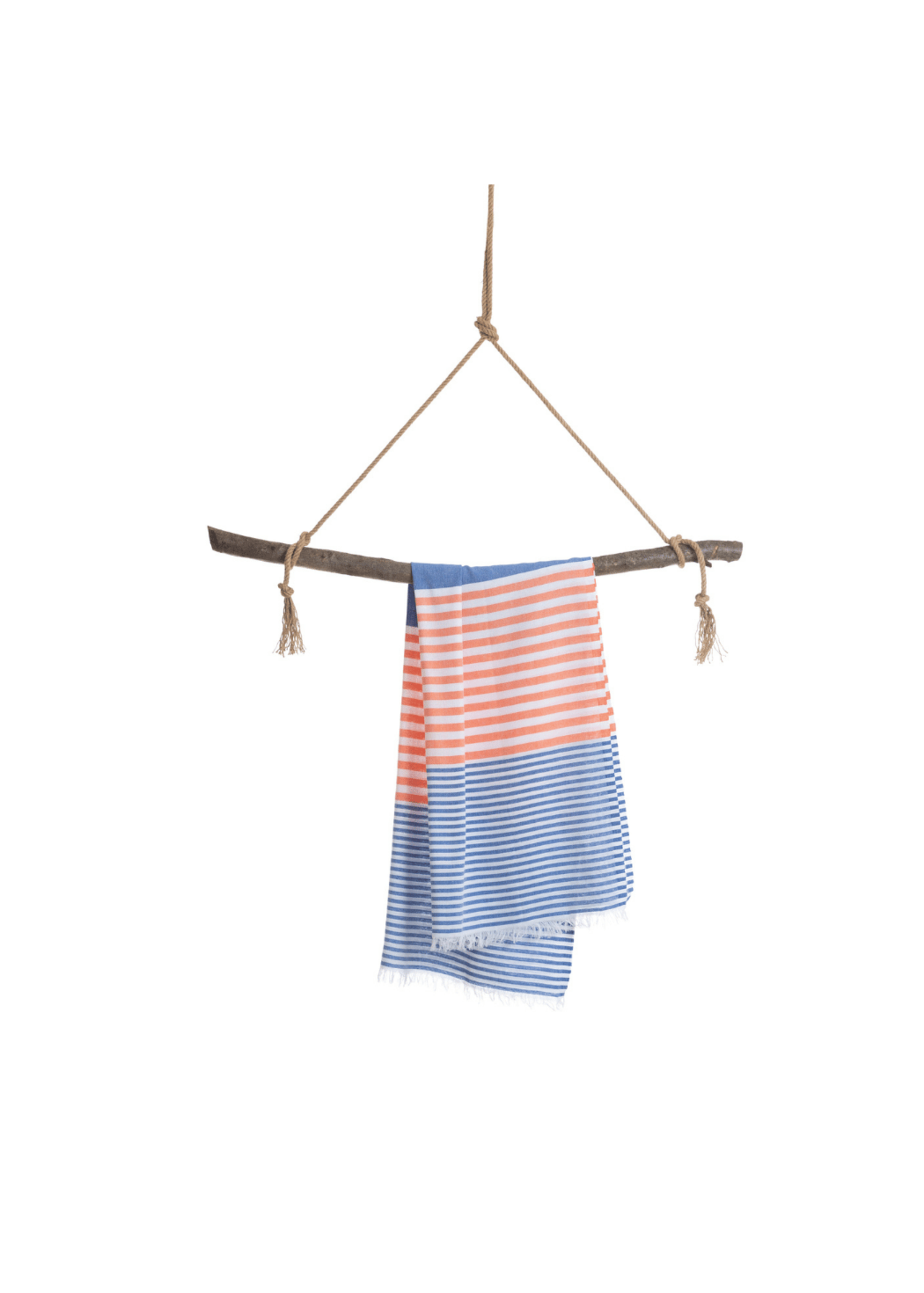 Towel to Go BALI Beach & Pool Towel | Turkish Hammam Towel | Royal - Orange, with Recycled Gift Box