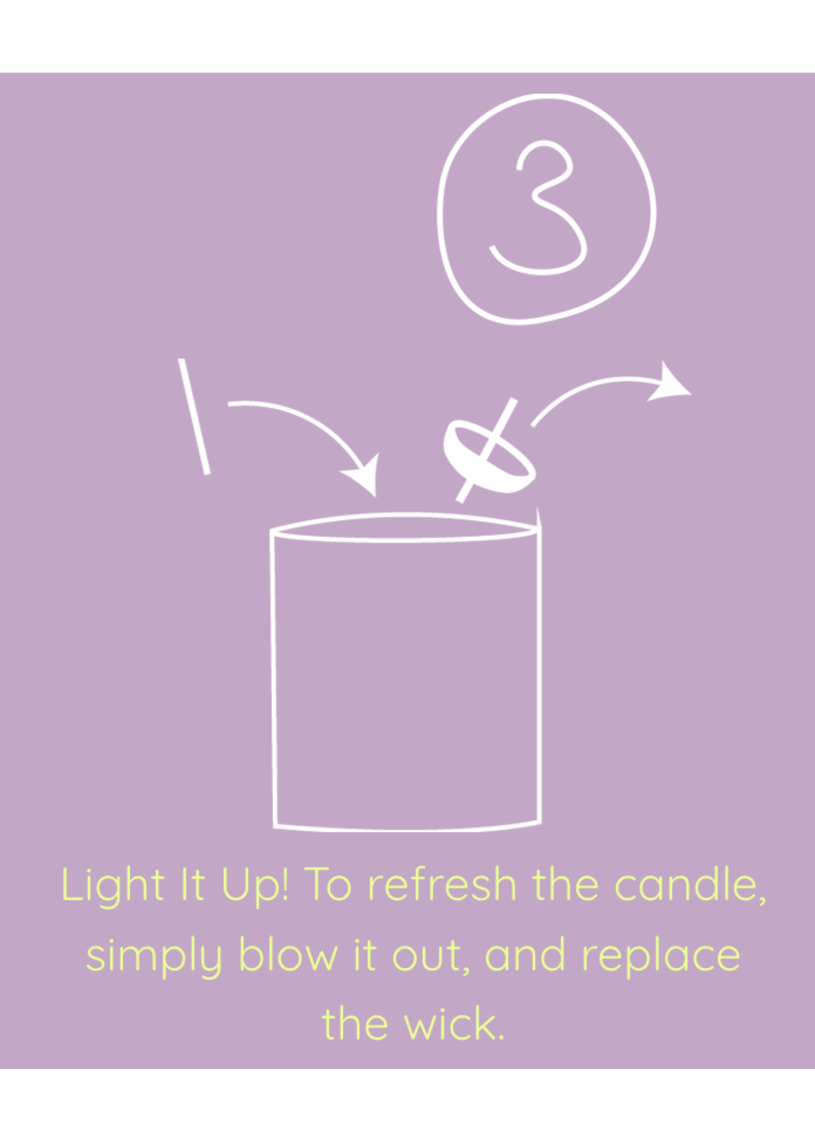 Bölkie a brand new candle every time you light up