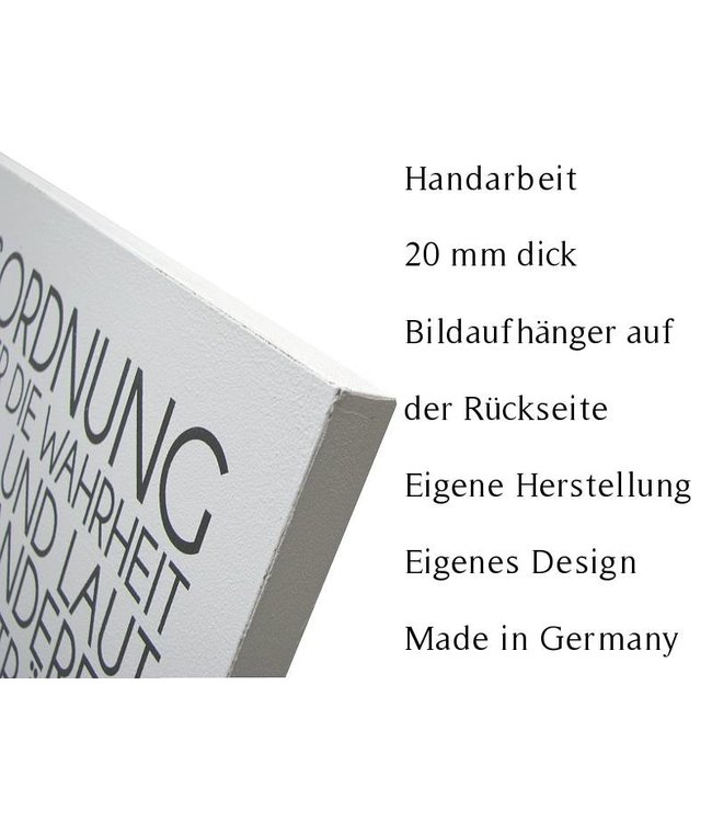 Interluxe - Shabby Vintage Holzschild "Unsere Hunde sind ..."