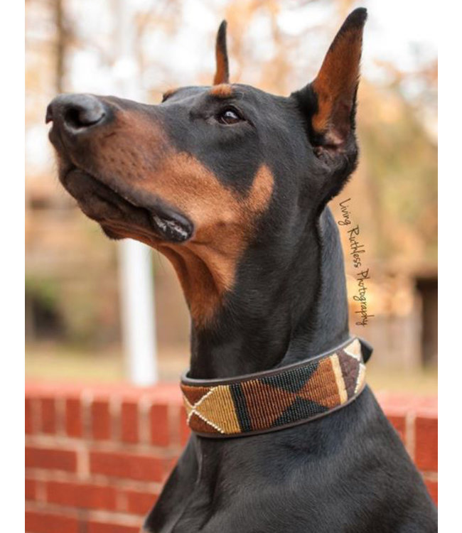 The Kenya Collection - Hundehalsband Earth - warme Erdtöne