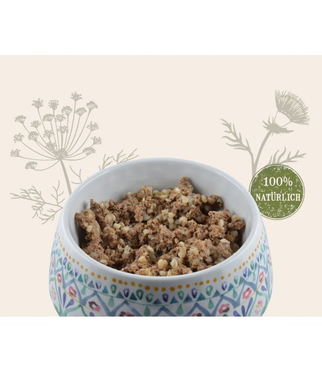 Grafenland - Freiland-Lamm mit Spinat, Buchweizen, Minze und Kokos