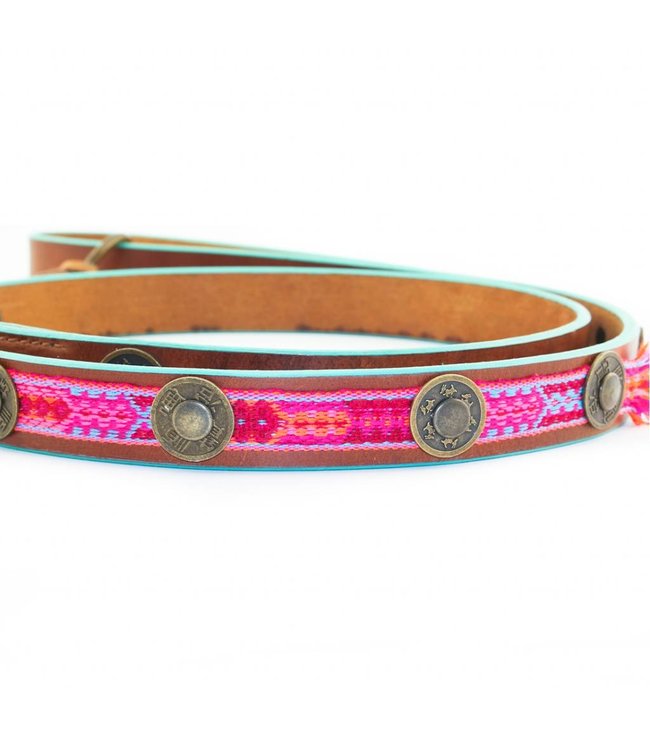 Dog with a Mission - Lederleine Boho Rosa