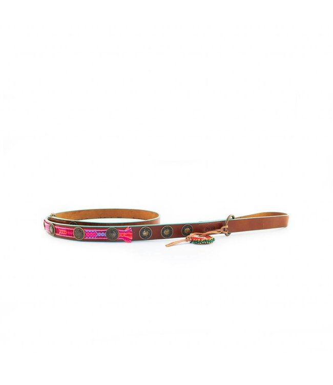 Dog with a Mission - Lederleine Boho Rosa