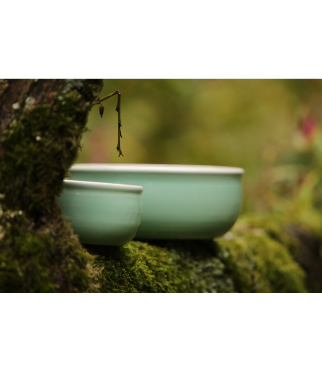 Flöckchens - Keramik Hundenapf Mint