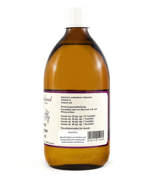 Lunderland - Dorschlebertran - natürliches Vitamin D
