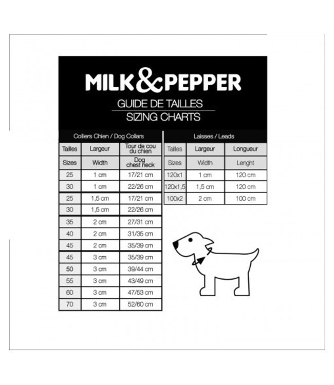 Milk and Pepper - Hundehalsband Imoca