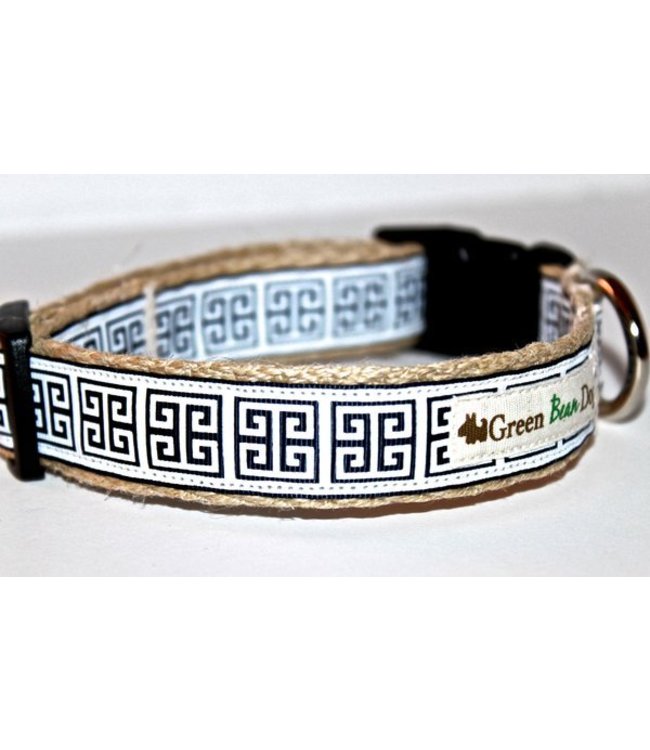 Green Bean Dog - Hundehalsband Greek Keys