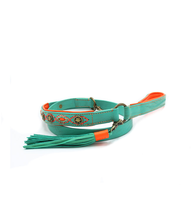 Dog with a Mission - Lederleine Janis mit Quaste