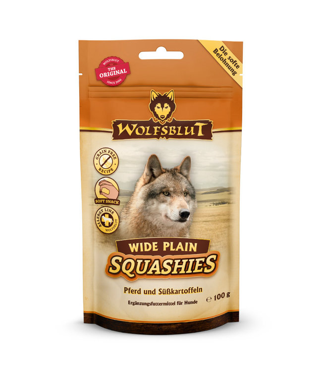 Wolfsblut - Hundesnack Squashies Wide Plain  -  100g