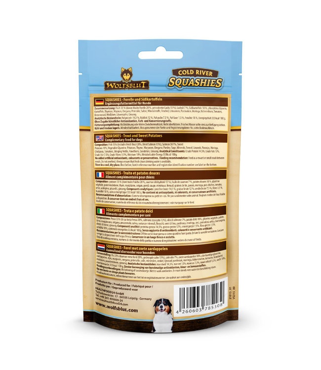 Wolfsblut - Hundesnack Squashies Cold River 100g
