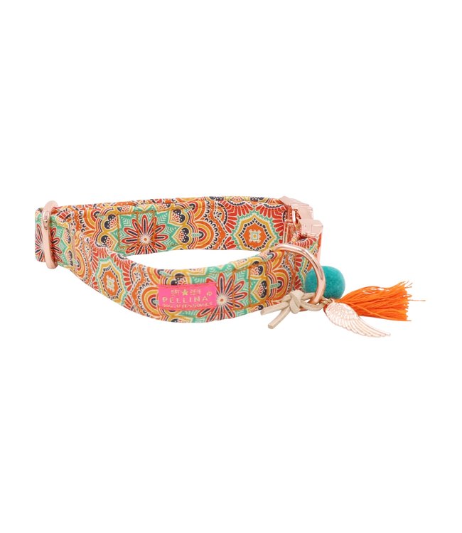 Pellina -  Hundehalsband Hippie Orange