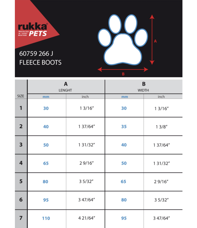 Rukka Pets - Hundeschuhe Fleece Boots