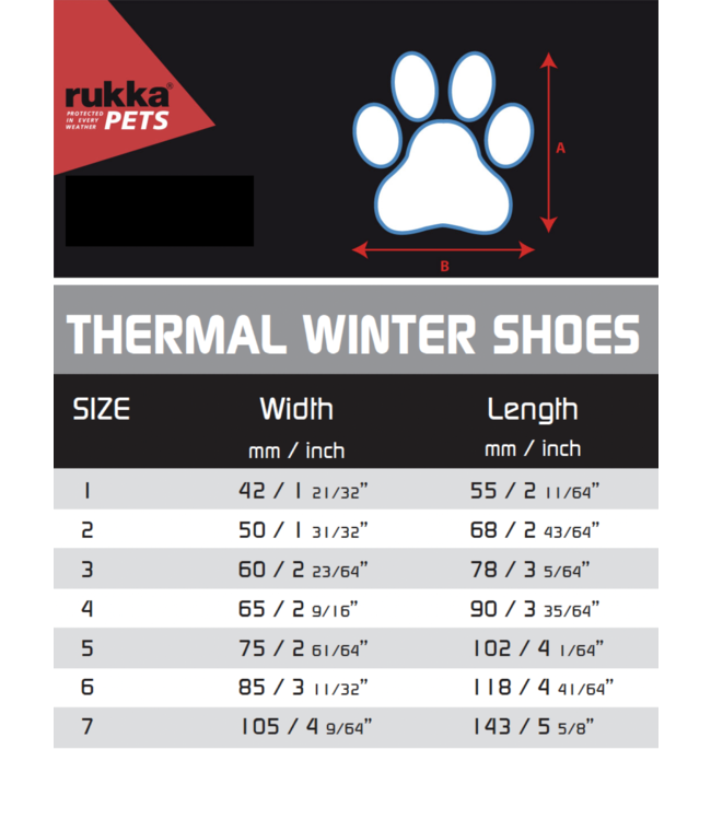 Rukka Pets - Hundeschuhe THERMAL WINTER SHOES