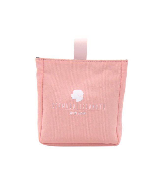 Schmuddelschnute - Futterbeutel "Leckerlibüdel" rosa