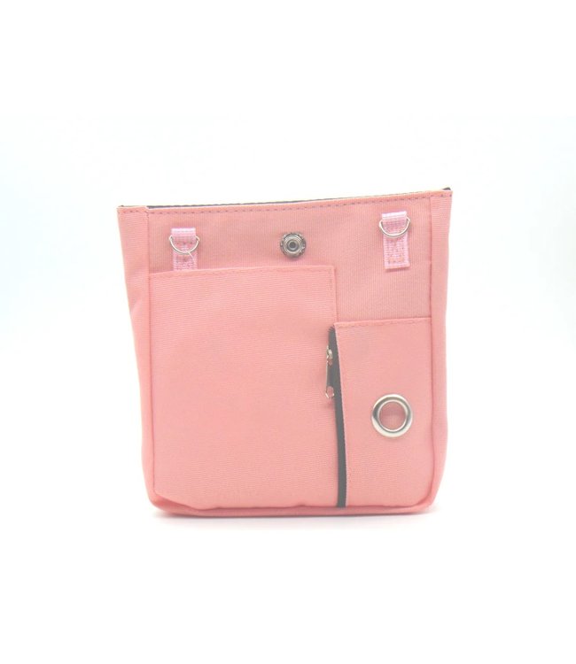 Schmuddelschnute - Futterbeutel "Leckerlibüdel" rosa