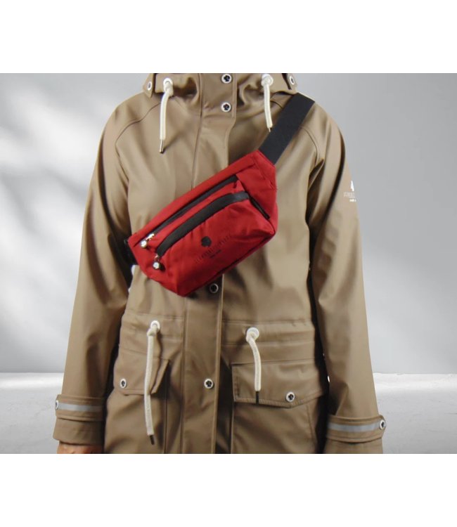 Schmuddelschnute - Bauchtasche Buukbüdel rot