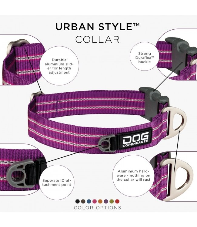 Dog Copenhagen - Hundehalsband Urban Style™ lila