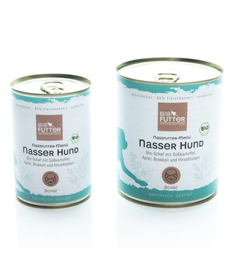 Naturfutter -  Hundefutter Nasser Hund Bio-Schaf