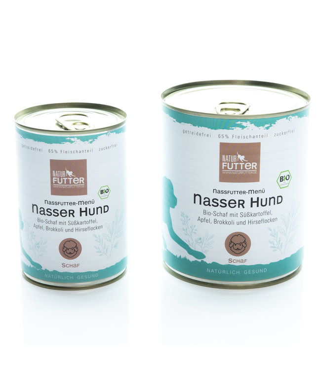 Naturfutter -  Hundefutter Nasser Hund Bio-Schaf - DE-ÖKO-034