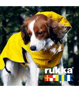 Rukka Pets - Hunderegenmantel Stream Gelb
