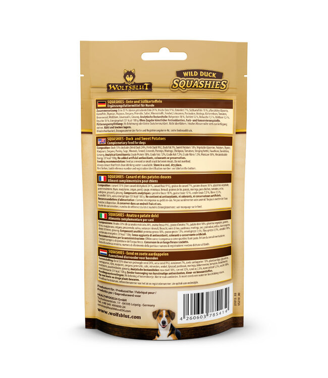 Wolfsblut - Hundesnack Squashies Wild Duck