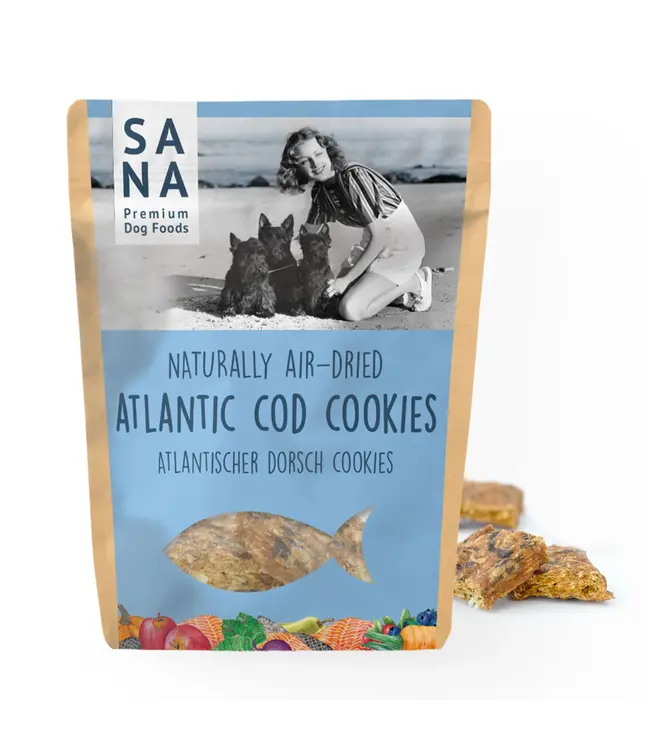 SANADOG -  Atlantischer Dorsch Cookies 100 g