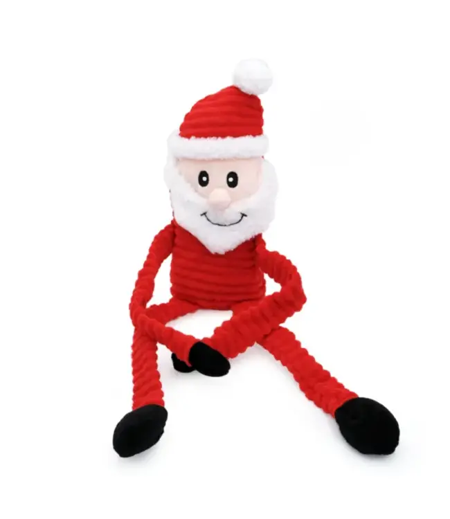 Zippy Paws -  Hundespielzeug Holiday Crinkle Santa