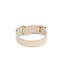 Hundehalsband Sir Chuck - Beige - Größe S / 26 - 32 x 2,5cm