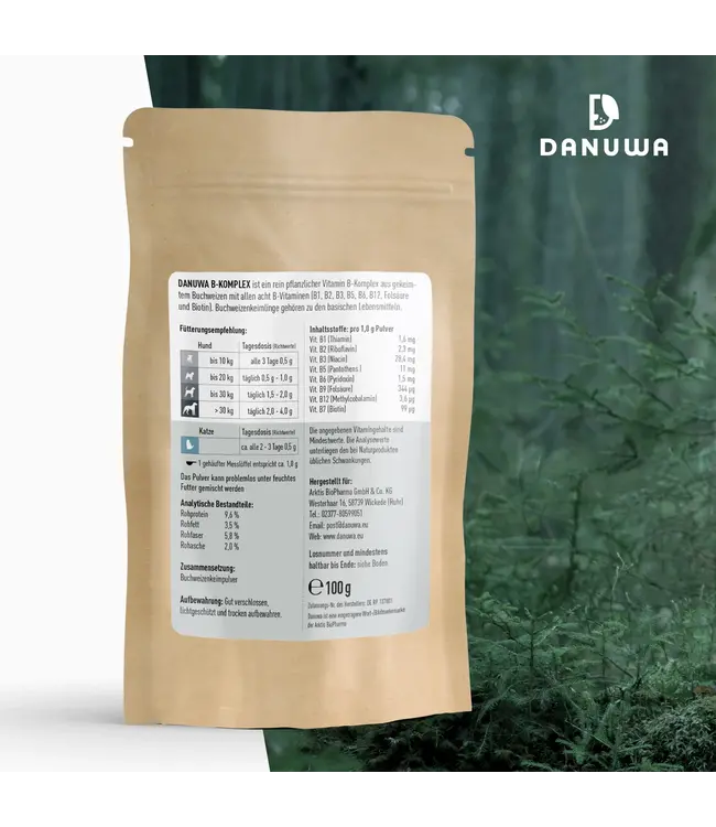 Danuwa - Buchweizenkeimpulver B-Komplex 100g