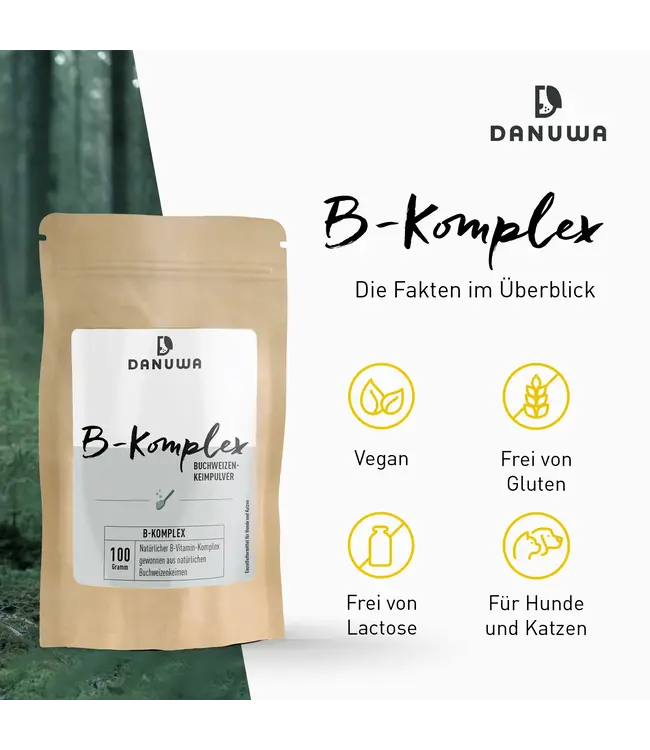 Danuwa - Buchweizenkeimpulver B-Komplex 100g