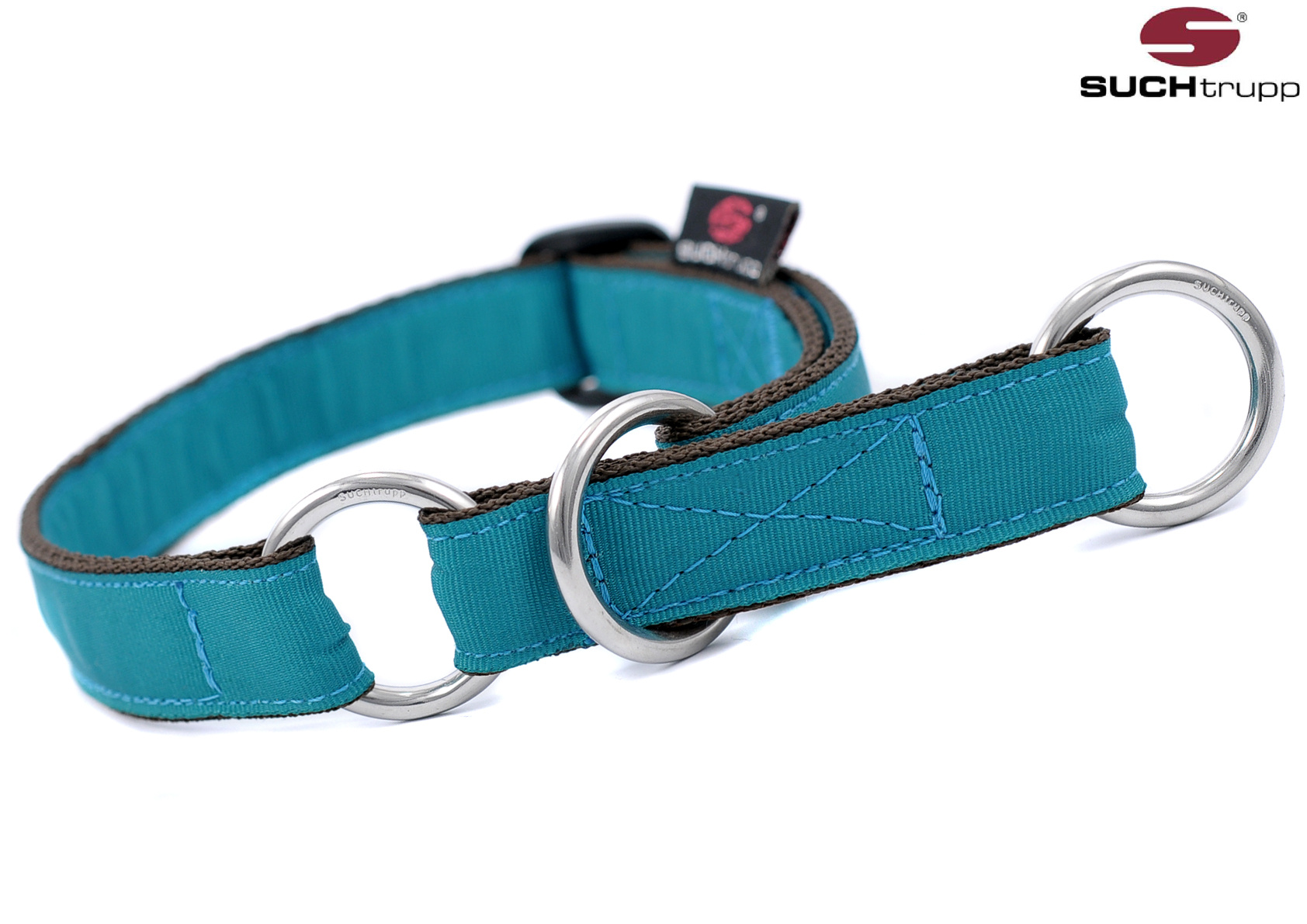 Zugstopp Halsband Pure Turquoise von Suchtrupp - Flckchens Hundeladen