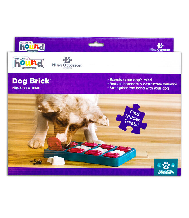 Nina Ottosson - Intelligenzspielzeug Dog Brick - Level 2