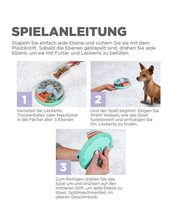 Nina Ottosson - Intelligenzspielzeug Puppy Lickin' Layers - Level 2