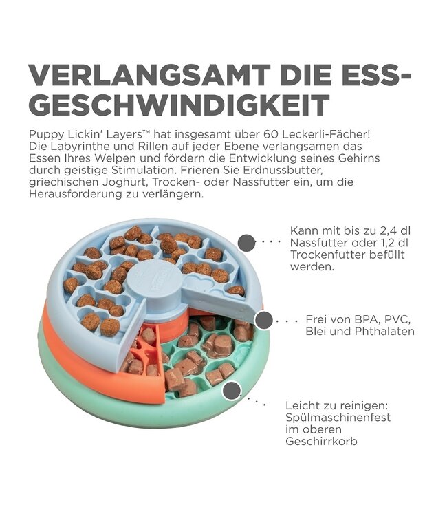 Nina Ottosson - Intelligenzspielzeug Puppy Lickin' Layers - Level 2
