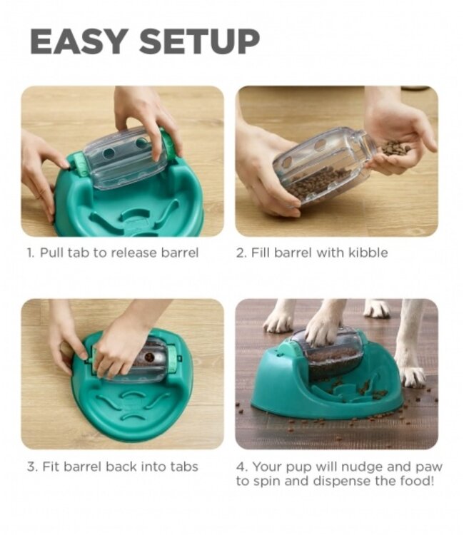 Nina Ottosson - Intelligenzspielzeug Dog Spin N'Eat - Level 2