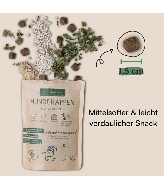 Hunderunde -  Hundehappen Schlafmütze - 125g